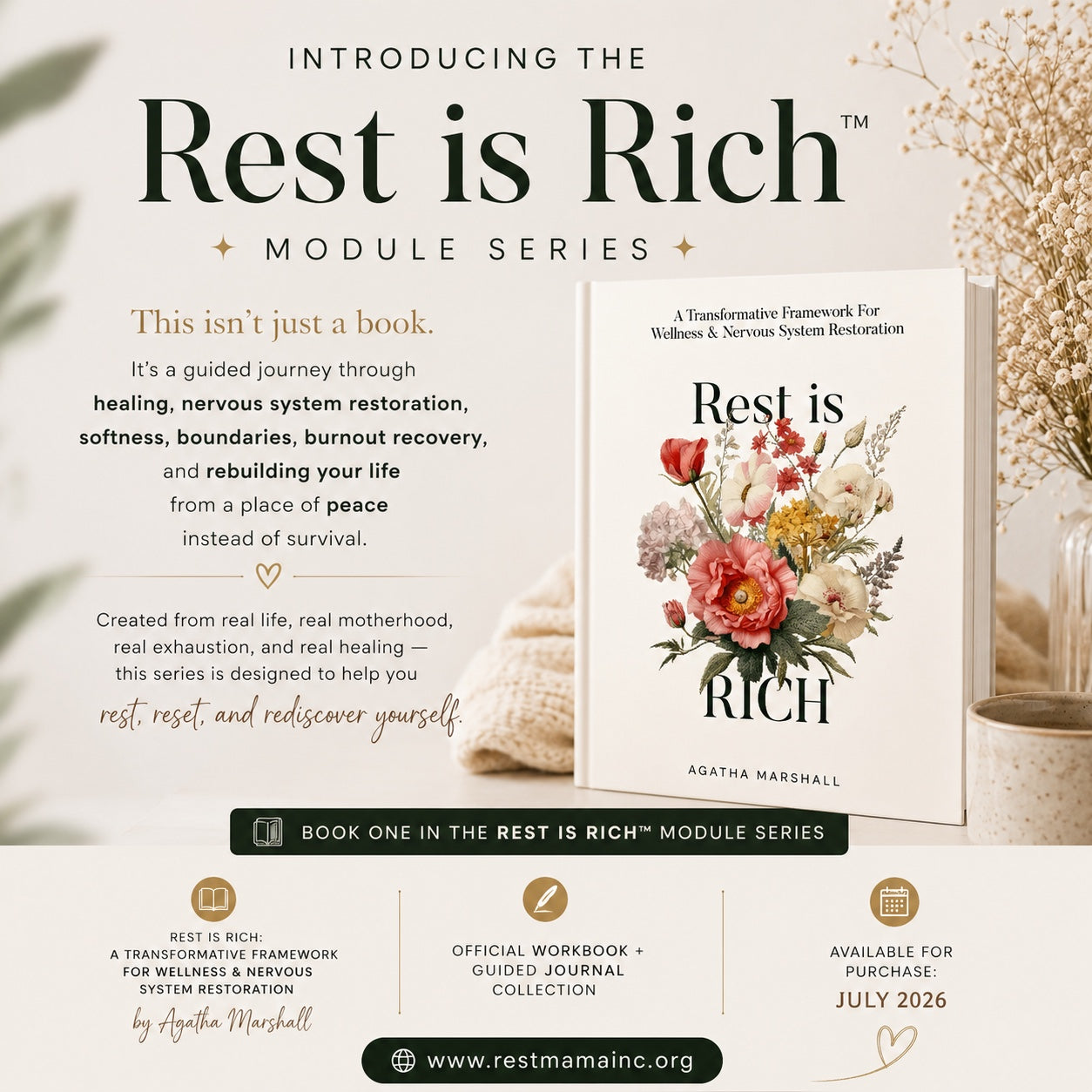 Rest is Rich™

A Transformative Framework for Wellness & Nervous System Restoration